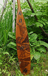 Canoe Paddle Art