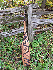 A paddle for Jacintha and Fred in the YK. 